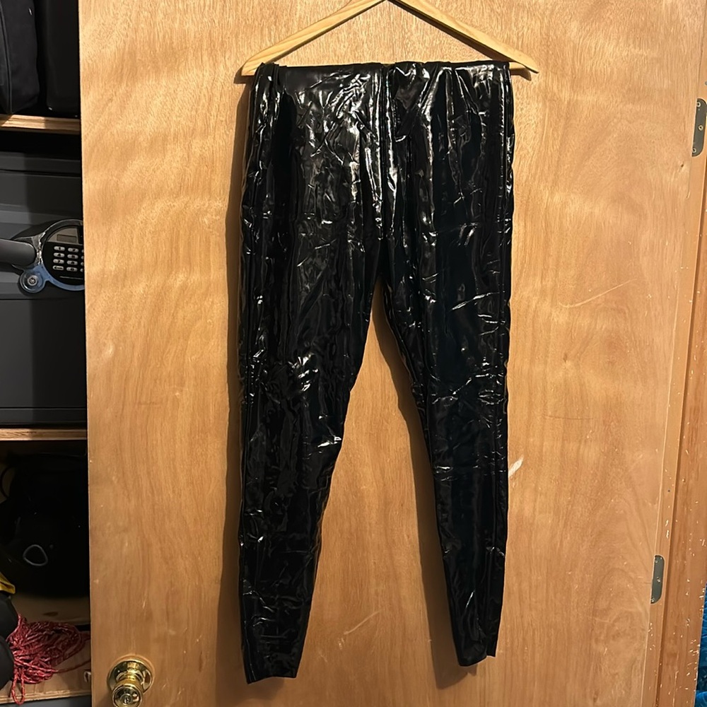 Danielle Bernstein Pleather Pants - image 1